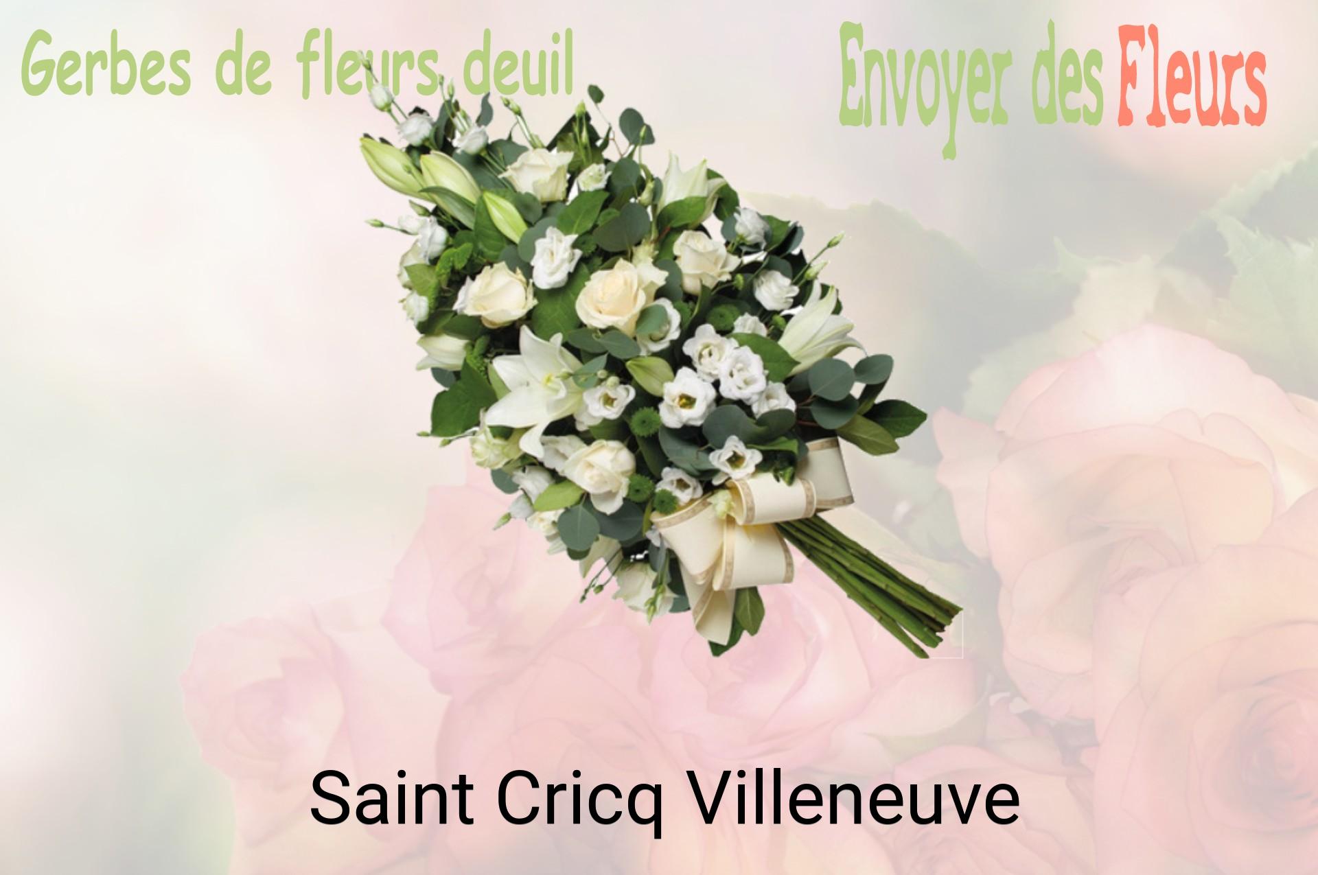 Gerbe de fleurs de deuil livrée à Saint-Cricq-Villeneuve